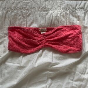 Aerie Coral Lace Bandeau